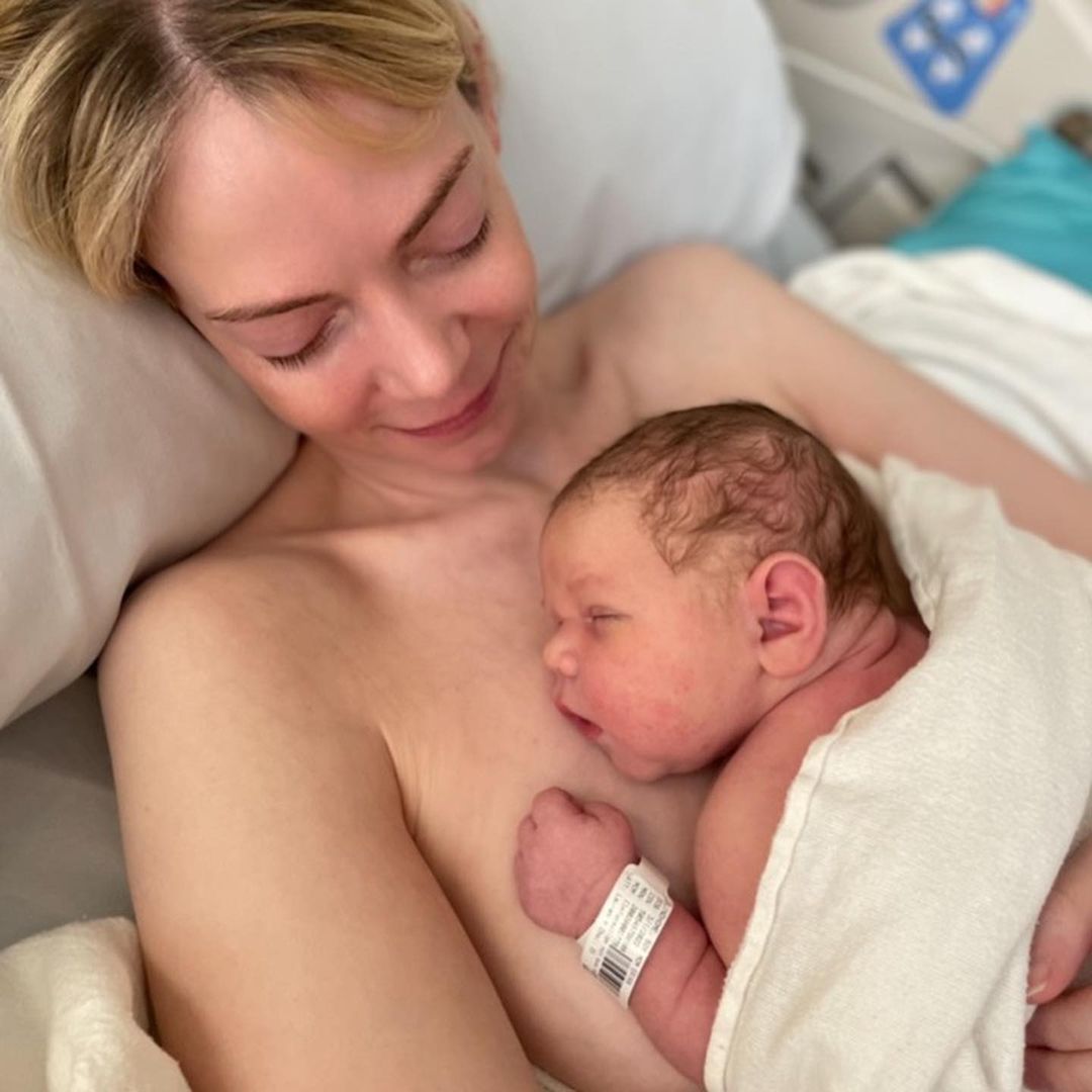 Riki Lindhome welcomed her son in March 2022