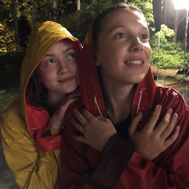 Sadie Sink and Millie Bobby Brown are sisters and best friends in real life. 