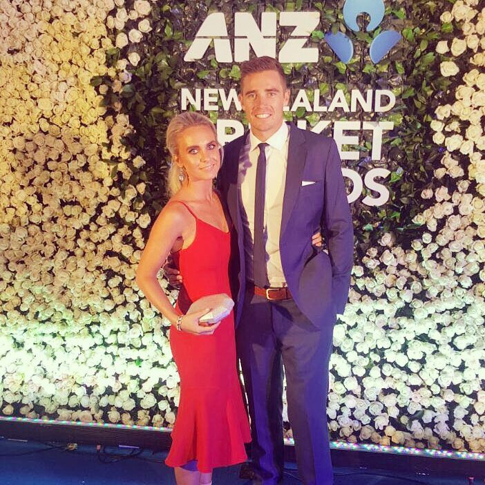 Tim Southee and Brya Fahy have been together for over a decade. 