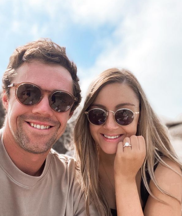 Travis Head announced his engagement to his longtime girlfriend Jessica Davies 