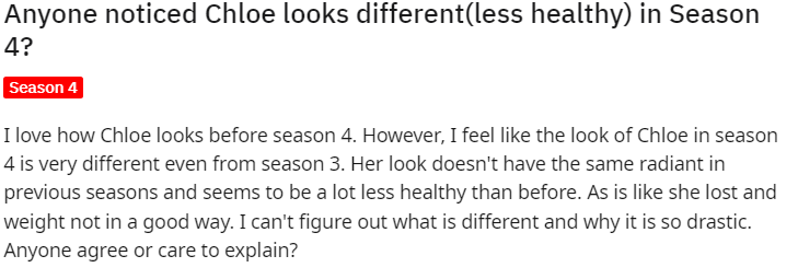 Fans believe Lauren German has lost weight.