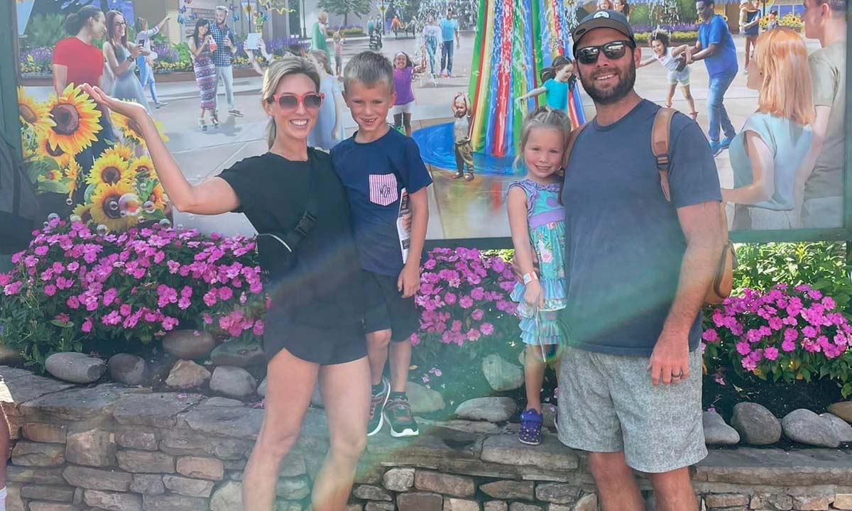 Kristine Zell Raising Two Children With Husband Jeff Zell
