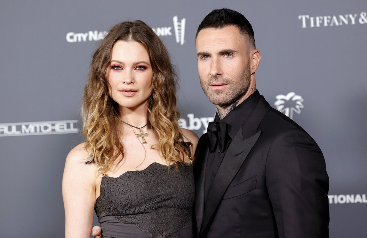 Behati Prinsloo, Adam Levine’s wife, did not respond to the cheating scandals. 