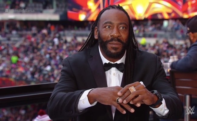 Booker T does not have a good relationship with his first son. 