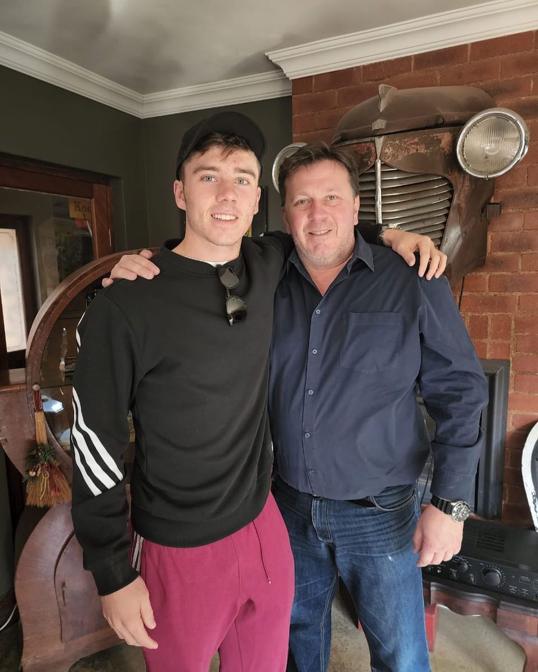 Dewald Brevis' father is very supportive of his cricket career. 