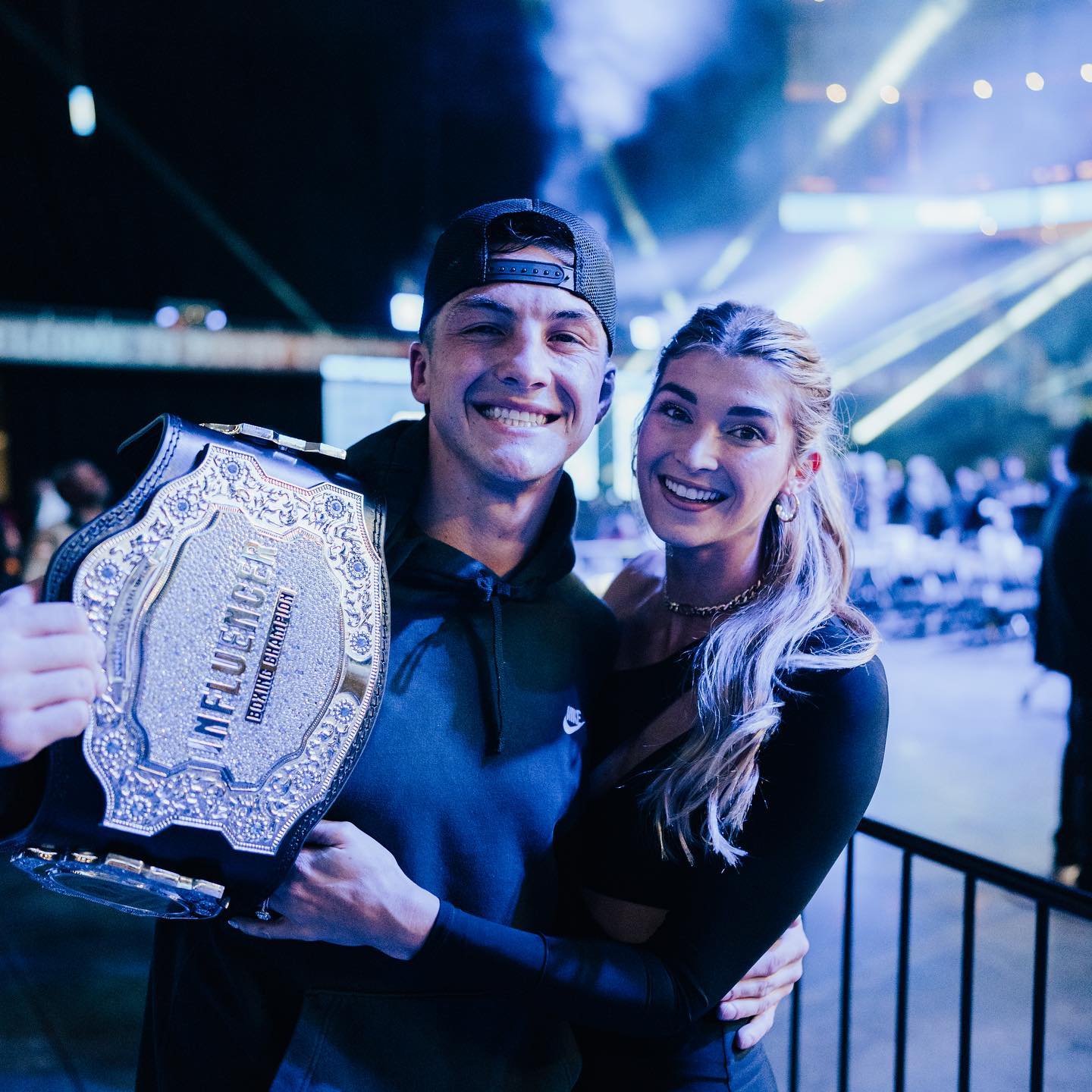MMA fighter Josh Brueckner with his wife Katie Brueckner