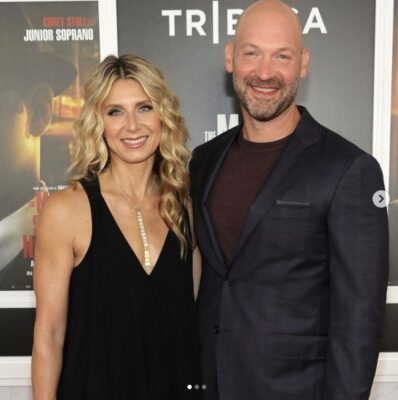 Corey Stoll and Nadia Bowers (Source: Instagram)
