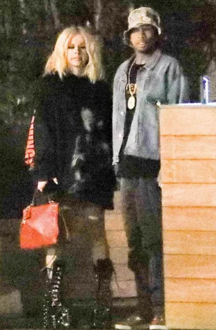 Avril Lavigne and Tyga spotted together at Nobu. 