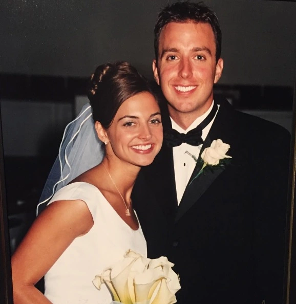 Paula Faris posted a throwback wedding photo with husband John Krueger in her 15th anniversary
