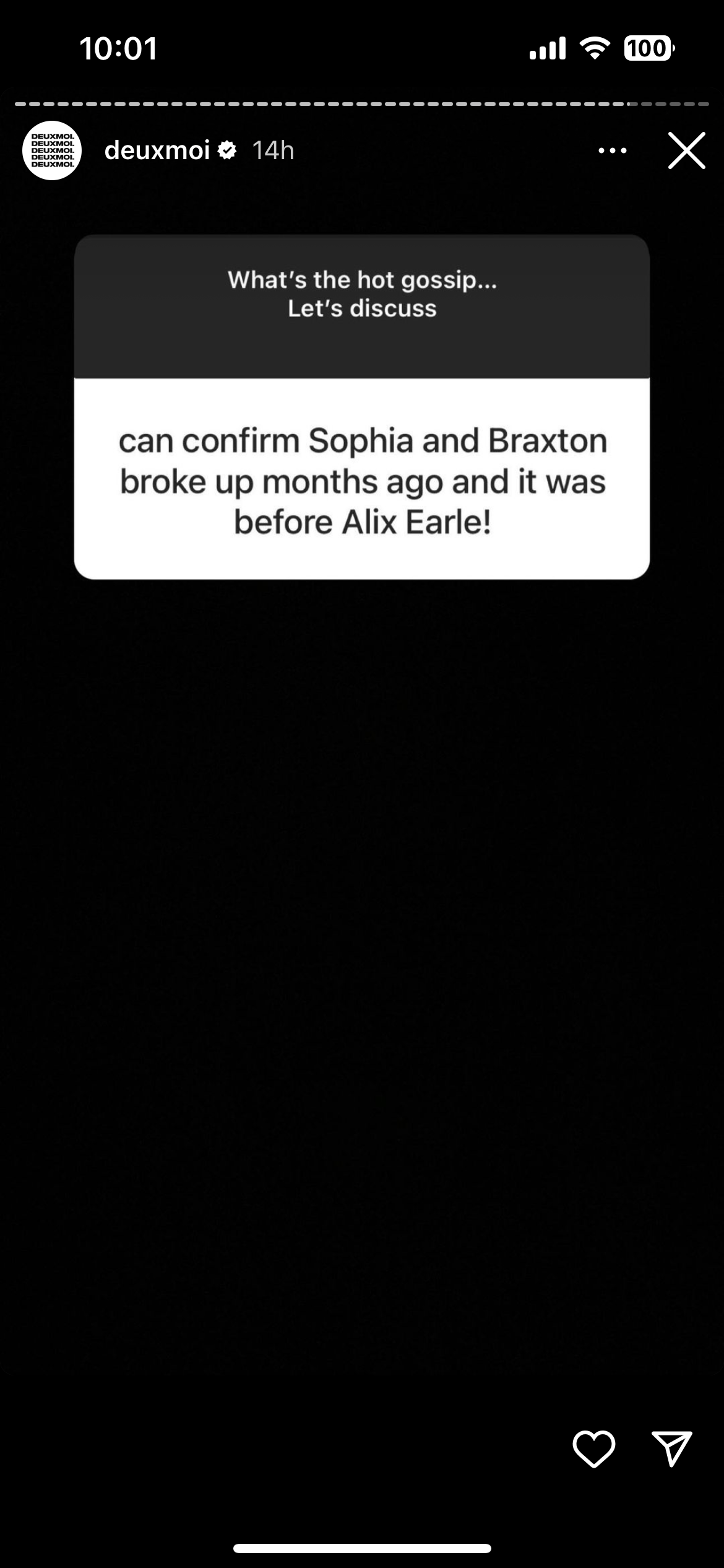 An insider claiming Braxton Berrios and Sophia Culpo broke up months before he began seeing Alix Earle. 
