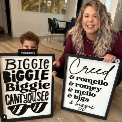 Kailyn Lowry with her son Creed (Source: Instagram) 