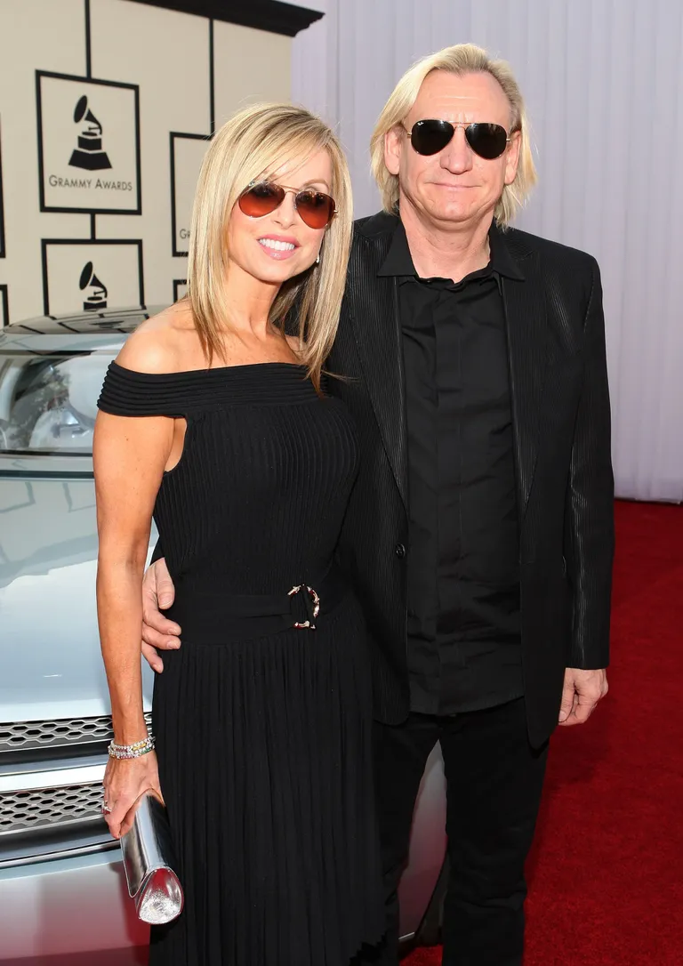 Marjorie Bach and Joe Walsh at the 50th Annual GRAMMY Awards in 2008, in Los Angeles, California