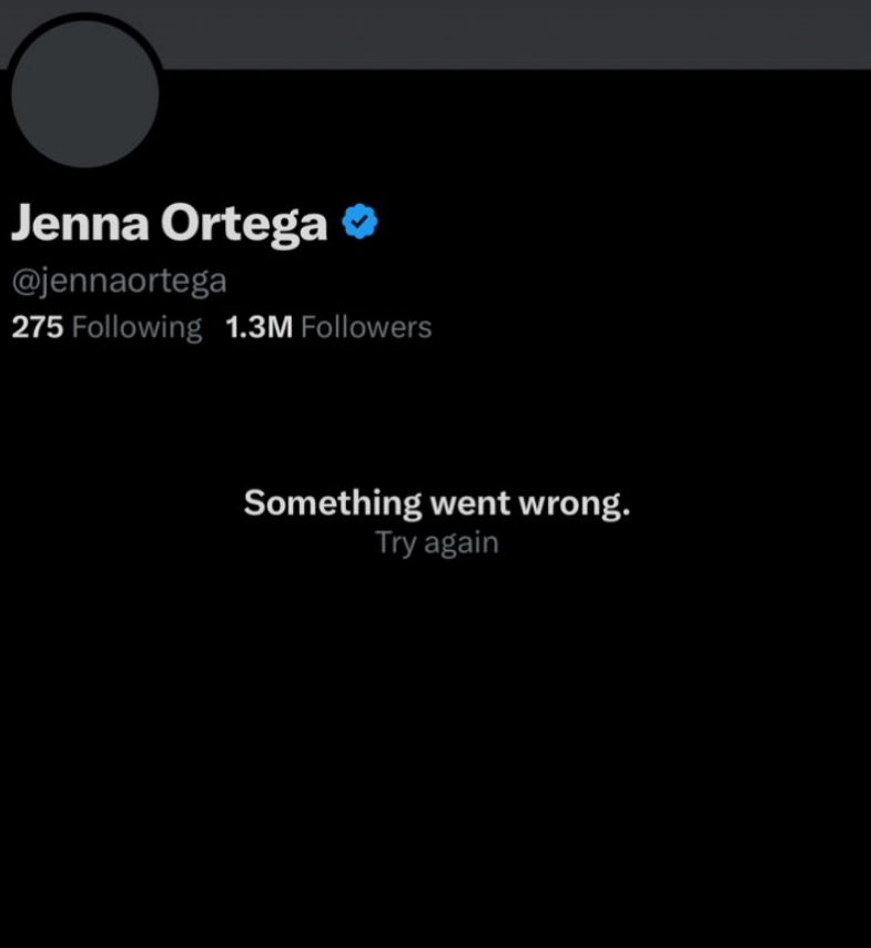 Jenna Ortega seemingly deactivated her Twitter. 