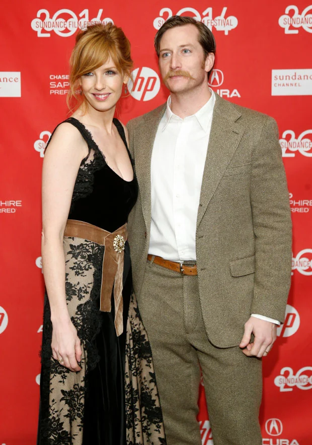 Kelly Reilly and Kyle Baugher in an event