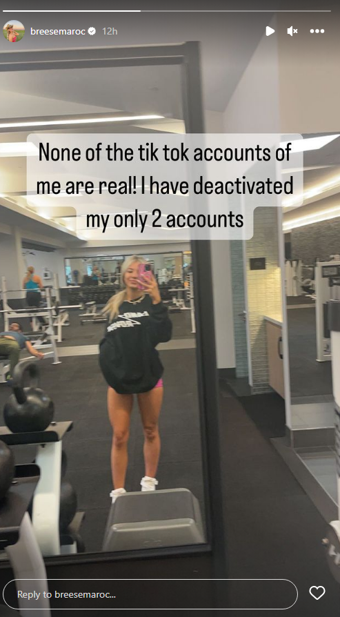 eese Maroc revealed that she has deactivated her only two TikTok accounts. 