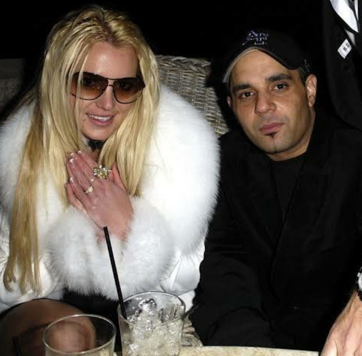 Britney Spears with Sam Lutfi. 