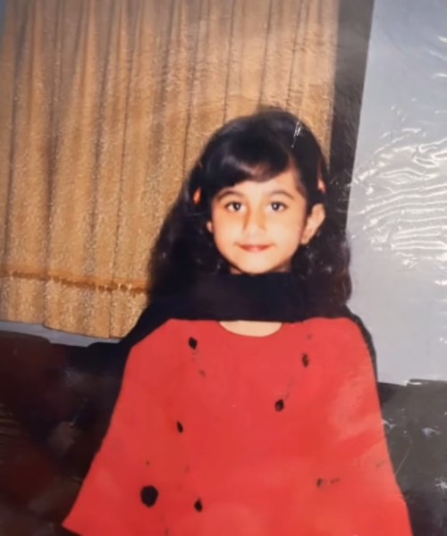 Alizeh Jamali as a child