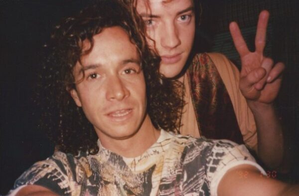 Young Pauly Shore with Brendan Fraser (Source: Instagram) 