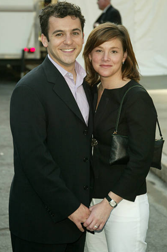 Fred Savage and his wife Jennifer Lynn Stone. 
