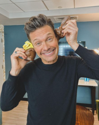Ryan Seacrest with his favorite candy