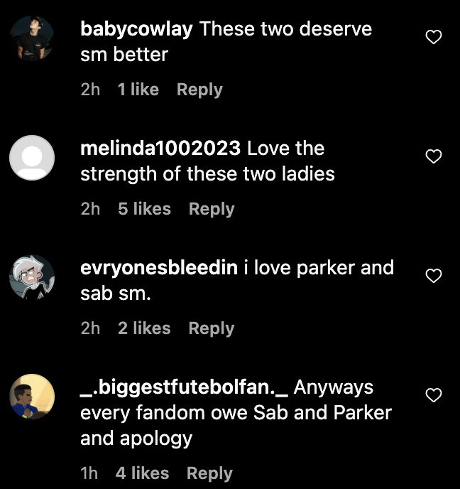 People’s reaction to Parker Noriega and Sabrina Quesada facing backlash after Cooper Noreiga’s death. 