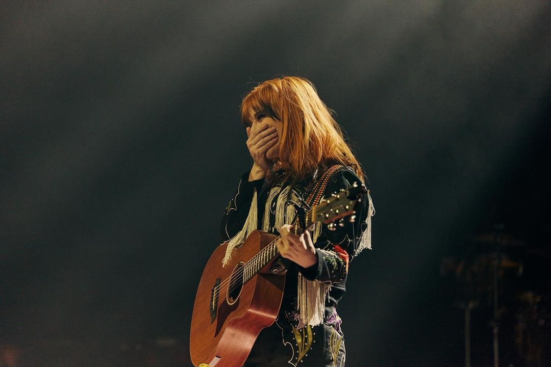 Hayley Williams during one of her on-stage performances