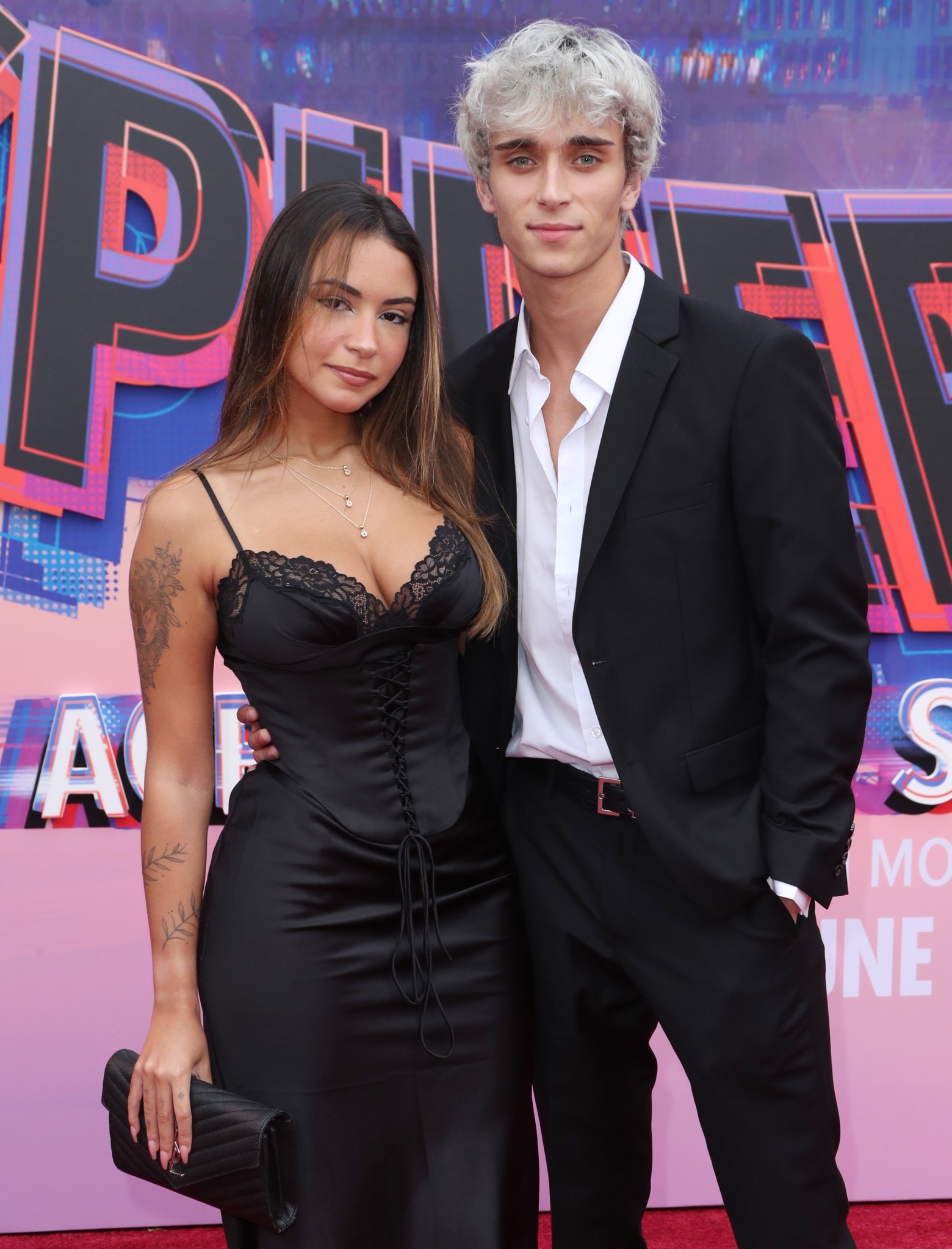 Gabriela Moura and Josh Richards attended the premiere of 'Spider-Man: Into the Spider-Verse.' 