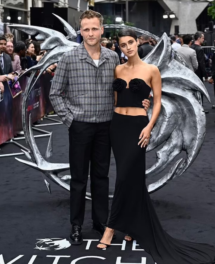Anya Chalotra and her boyfriend, Josh Dylan, at 'The Witcher' season 3 premiere