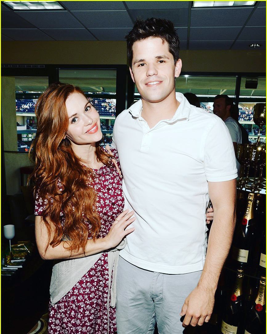 Holland Roden with her former boyfriend, Max Carver.