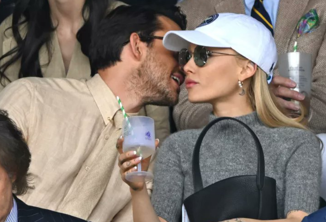 Ariana Grande spotted getting cozy with ‘Wicked’ co-star Jonathan Bailey at Wimbledon.