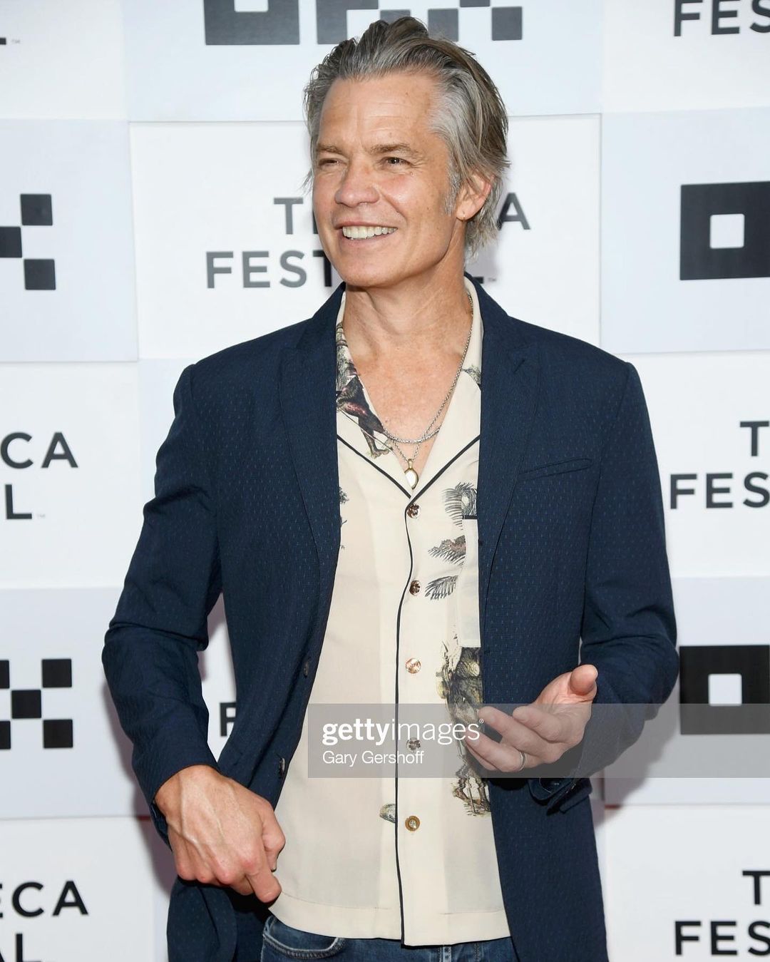 Timothy Olyphant styled by Grace Olyphant, the oldest of his three kids. 