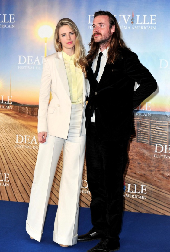 Brit Marling with her former boyfriend Mike Cahill.