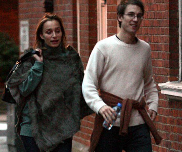 Tobias Menzies and his ex girlfriend Kristin Scott Thomas.