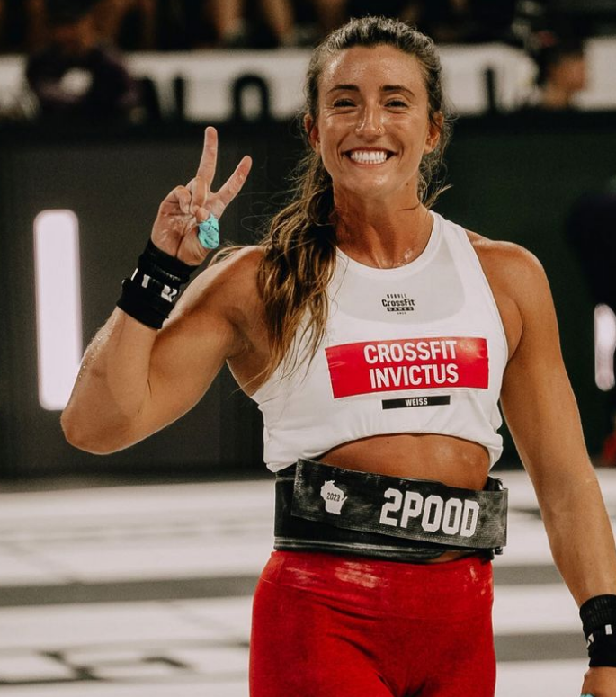 Brittany Weiss after competing at CrossFit Invictus