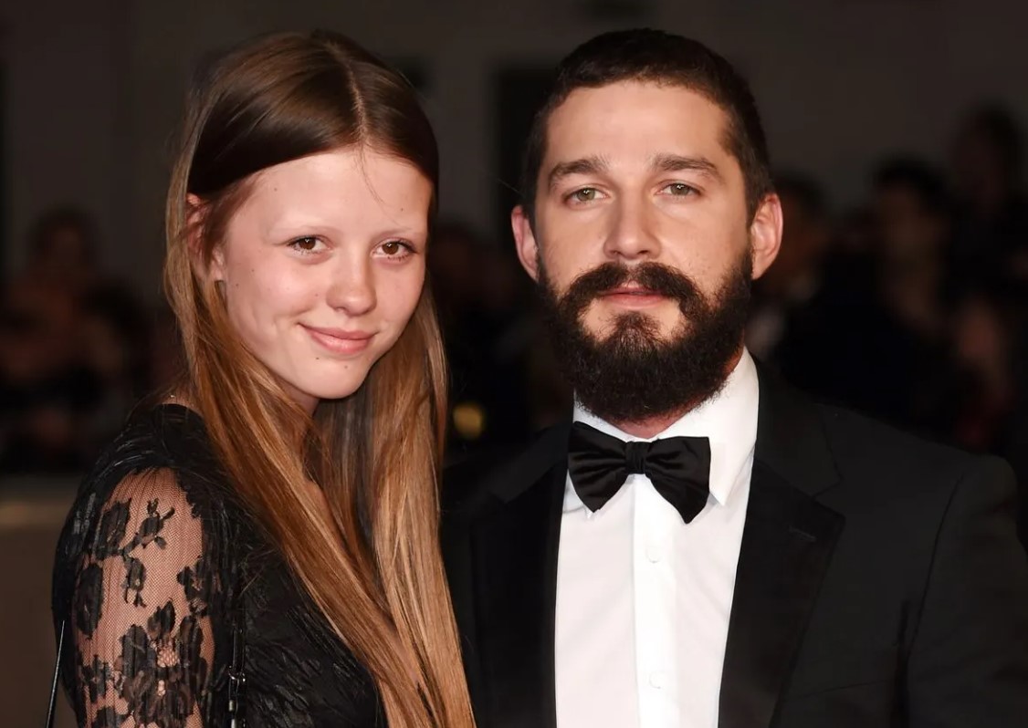 Mia Goth and Shia LaBeouf had an on-and-off relationship.