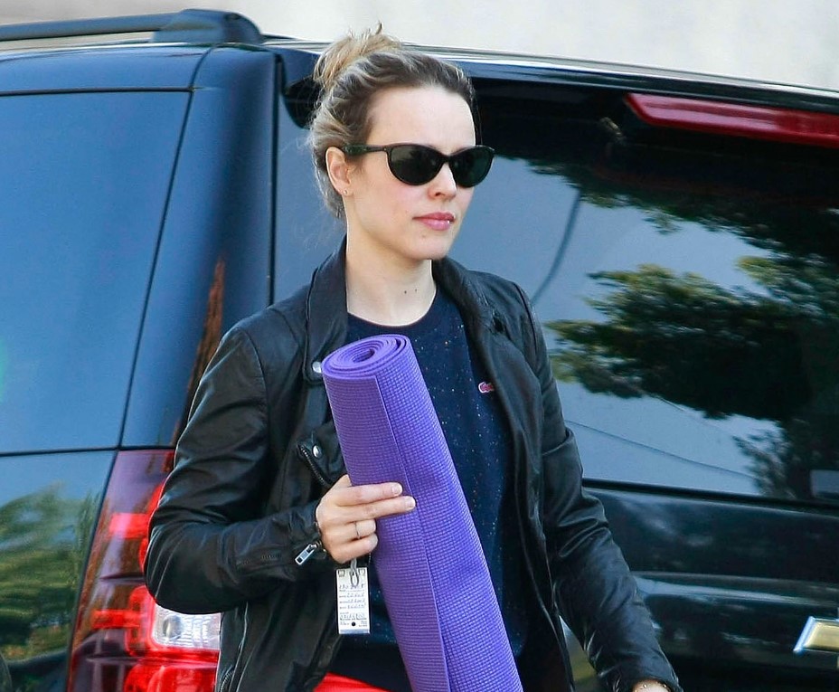 Rachel McAdams was spotted heading to a yoga session in West Hollywood.