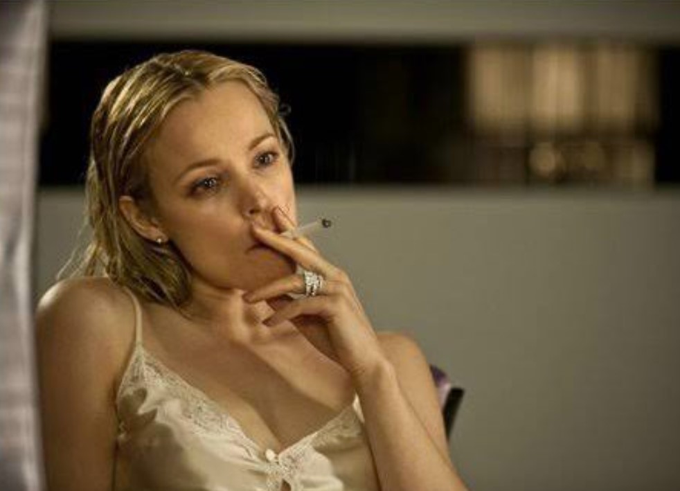 Rachel McAdams's portrayal of a chain-smoker in 'True Detective.' 