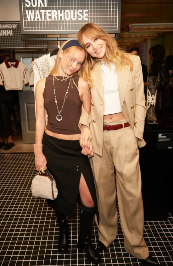 Suki Waterhouse’s sister Madeleine Waterhouse at the Browns’ party celebrating her collaboration with Golden Goose.