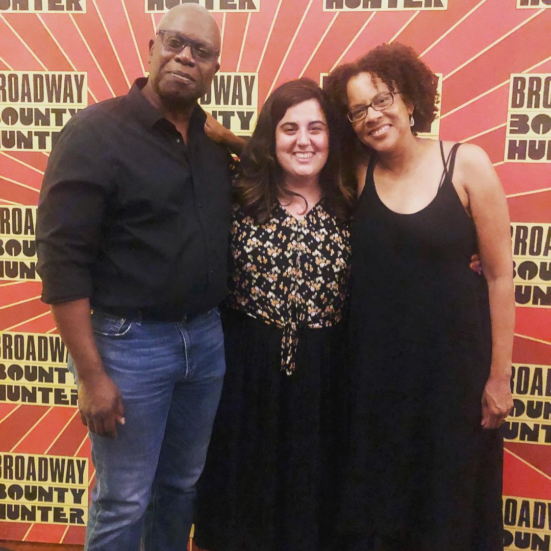 Andre Braugher and his wife Ami Brabson (right) with their mutual friend Allison Bressi (middle)