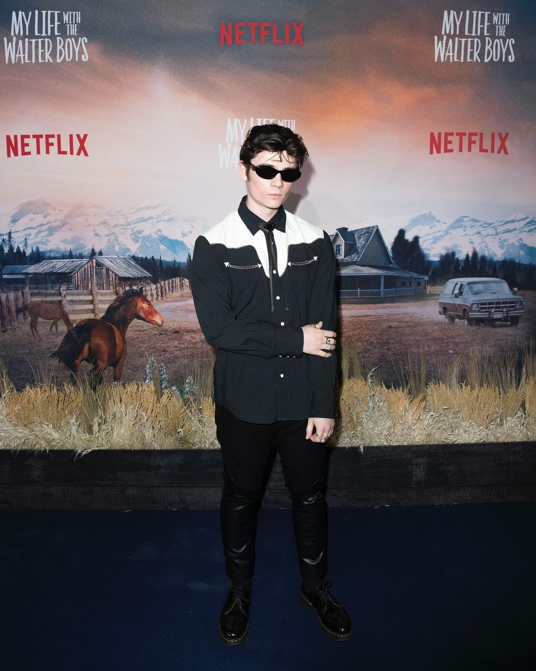 Ashby Gentry at the premiere of Netflix's ‘My Life With The Walter Boys’