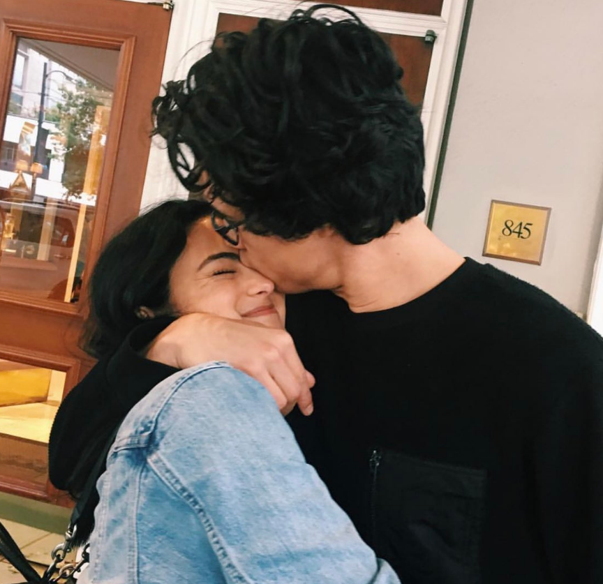 Charles Melton and his former girlfriend Camila Mendes.