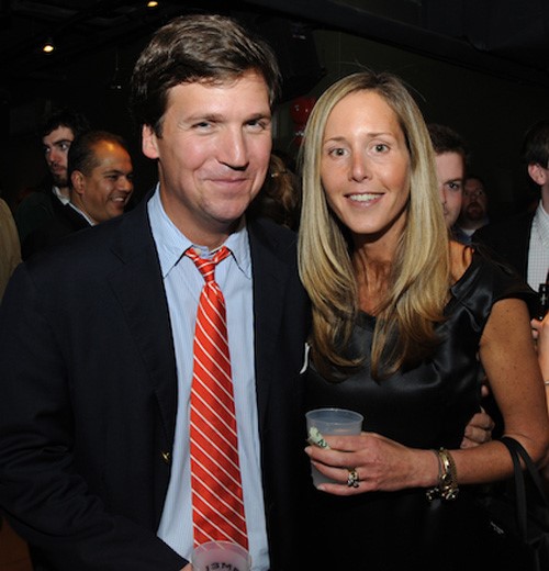 Tucker Carlson with his wife Susan Andrews.