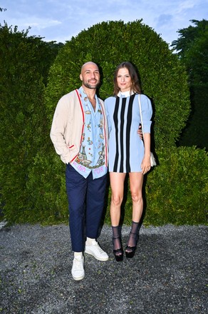 Louisa Jacobson and her boyfriend, Jonathan Higginbotham, at a private party in New York