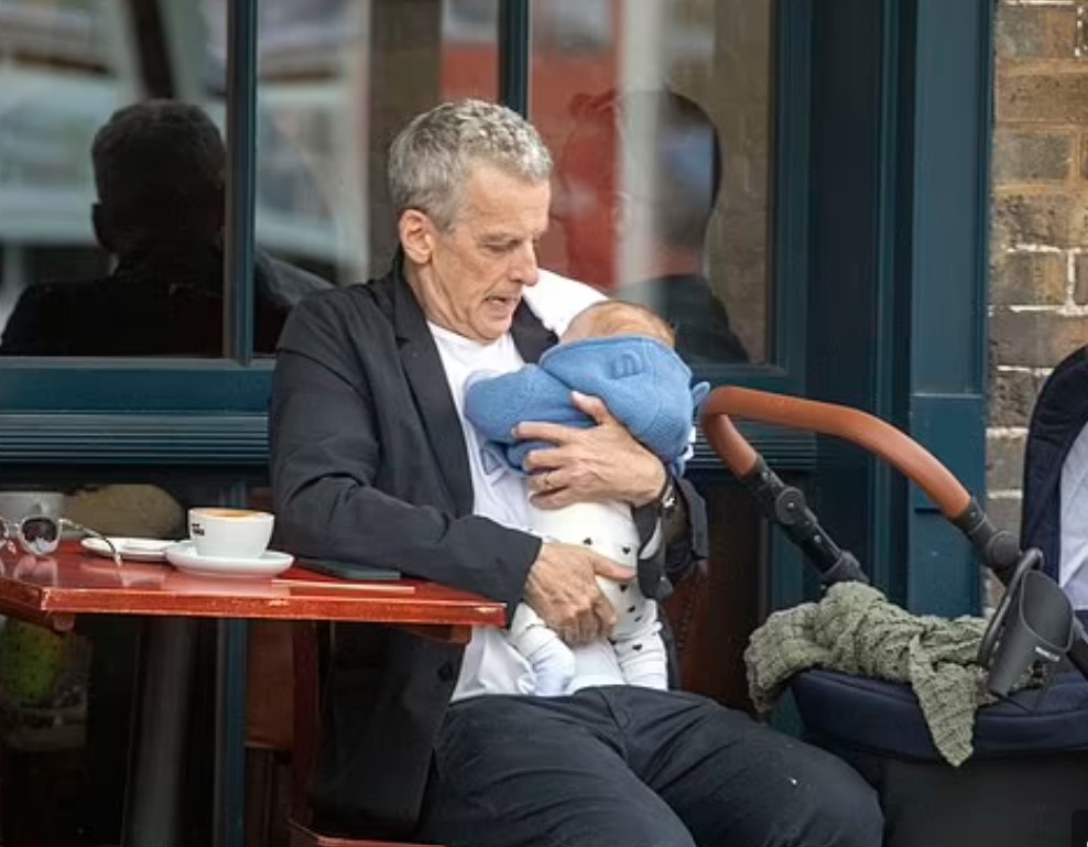 Peter Capaldi shares a close and affectionate bond with his grandson. 