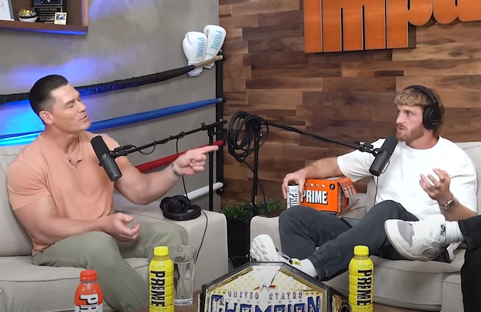 John Cena and Logan Paul on Impaulsive podcast