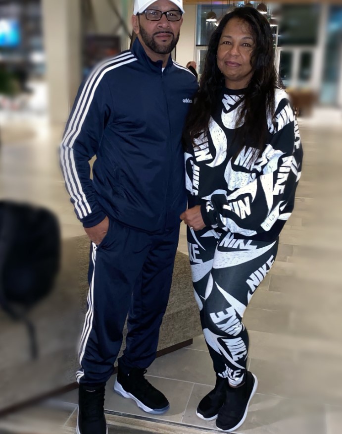 A picture of Bianca Belair's parents