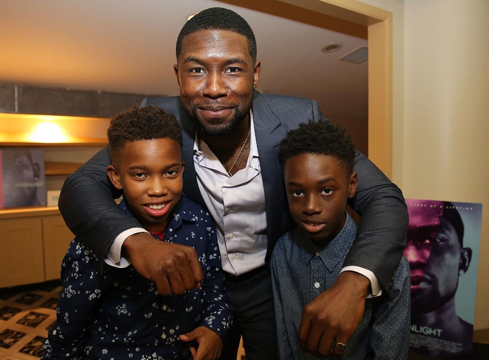 Trevante Rhodes has a soft heart for children, even on screen. 