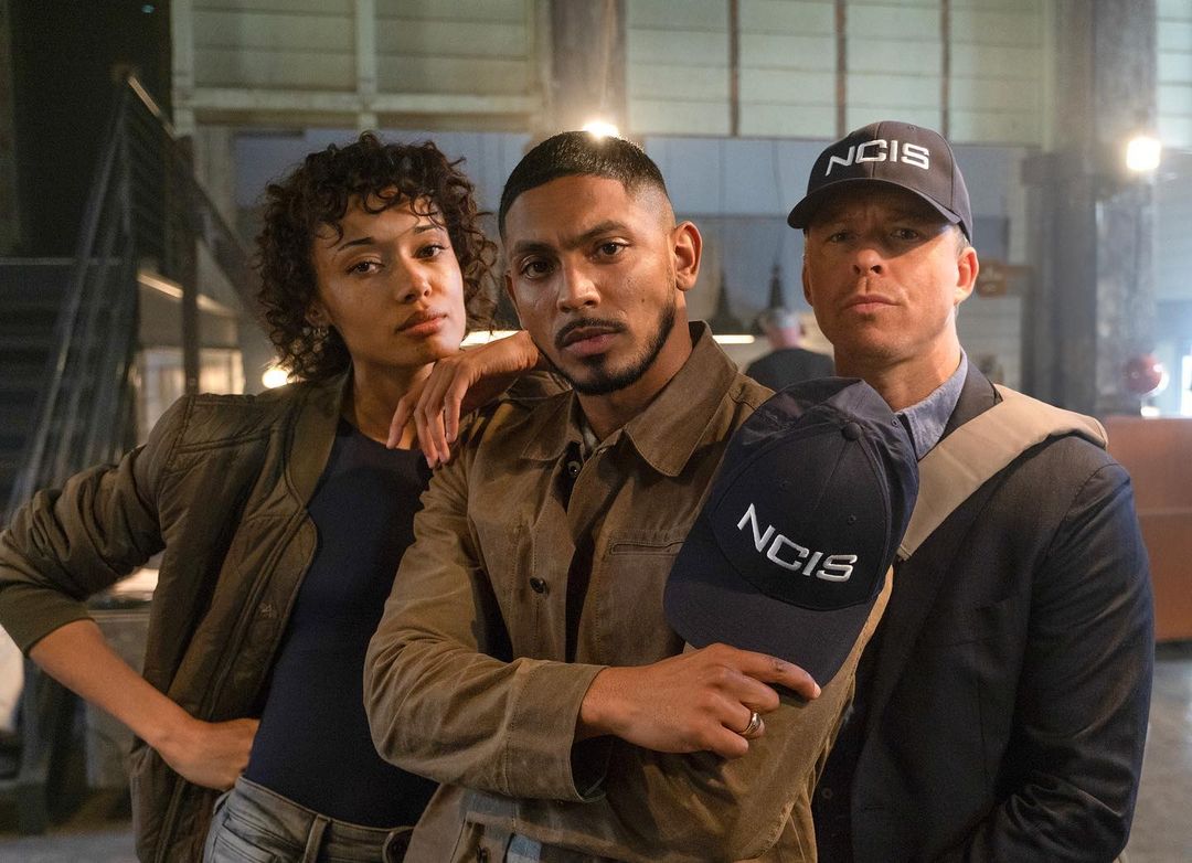 Sean Sagar with other cast members of 'NCIS: Sydney'
