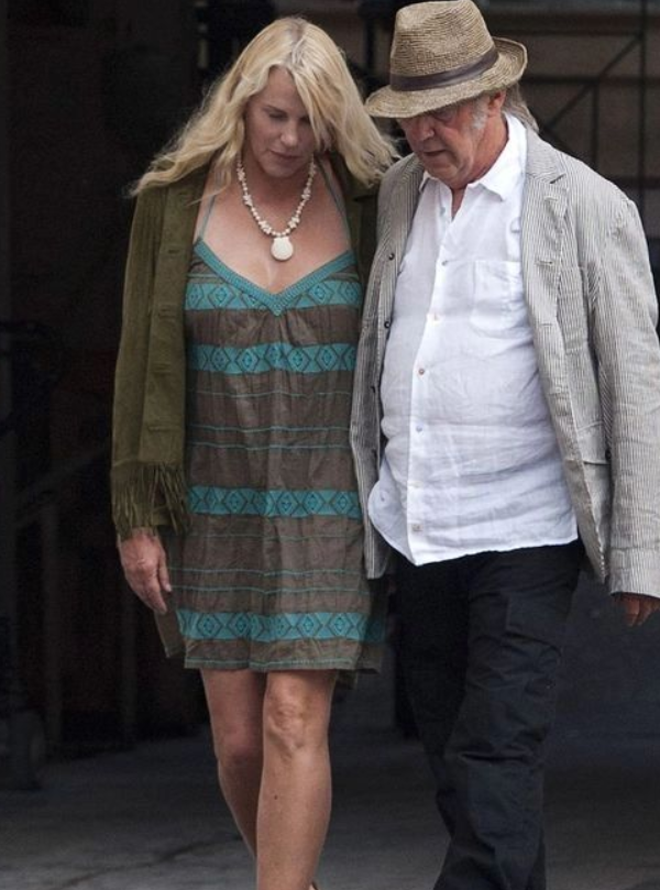 Daryl Hannah and her husband director Neil Young