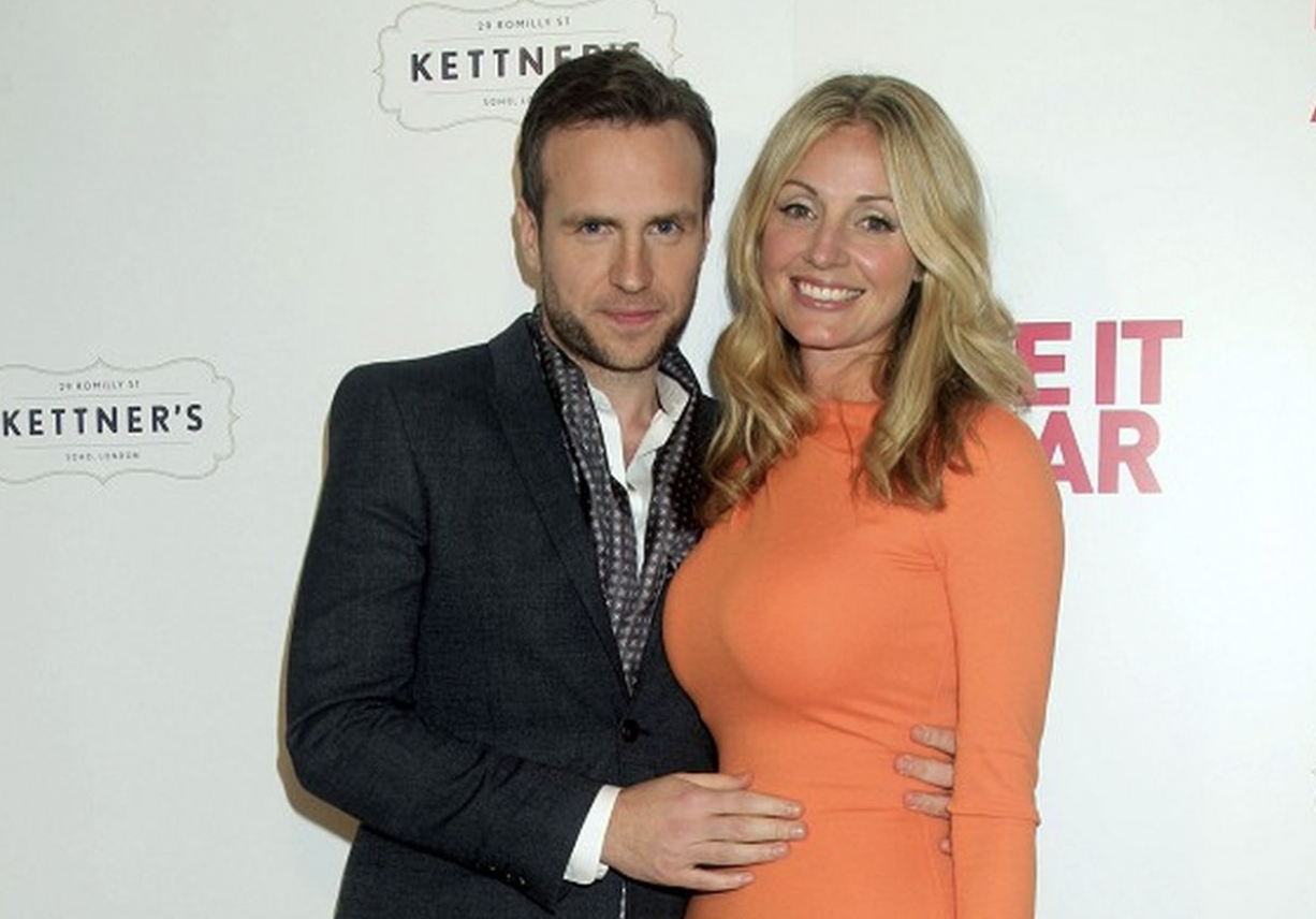 Elize Du Toit and Rafe Spall